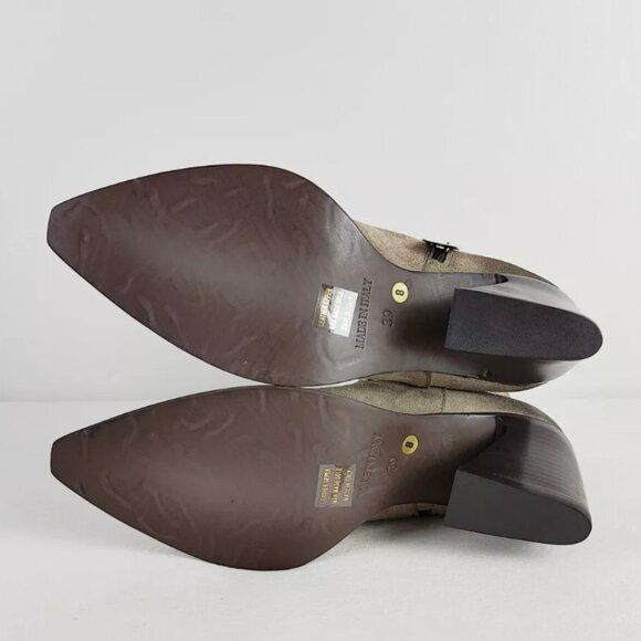 Emanuele Crasto Suede Leathe Western Booties - Picture 3 of 3